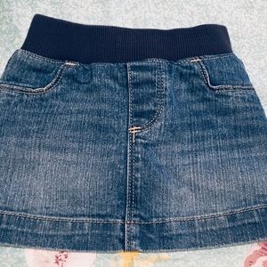18/24 months old navy jean skirt